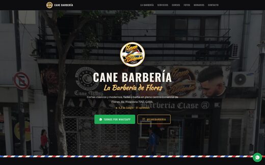 Cane Barbería Flores