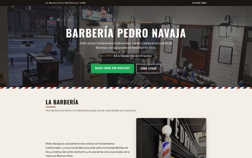 Barbería Pedro Navaja