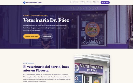 Veterinaria Dr. Paez